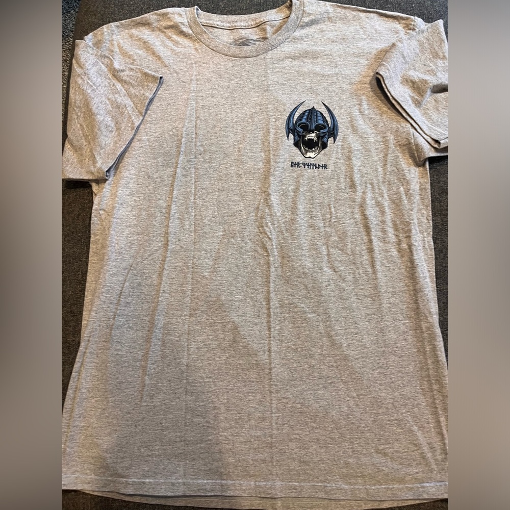 Powell men’s T-shirt, size Large.
